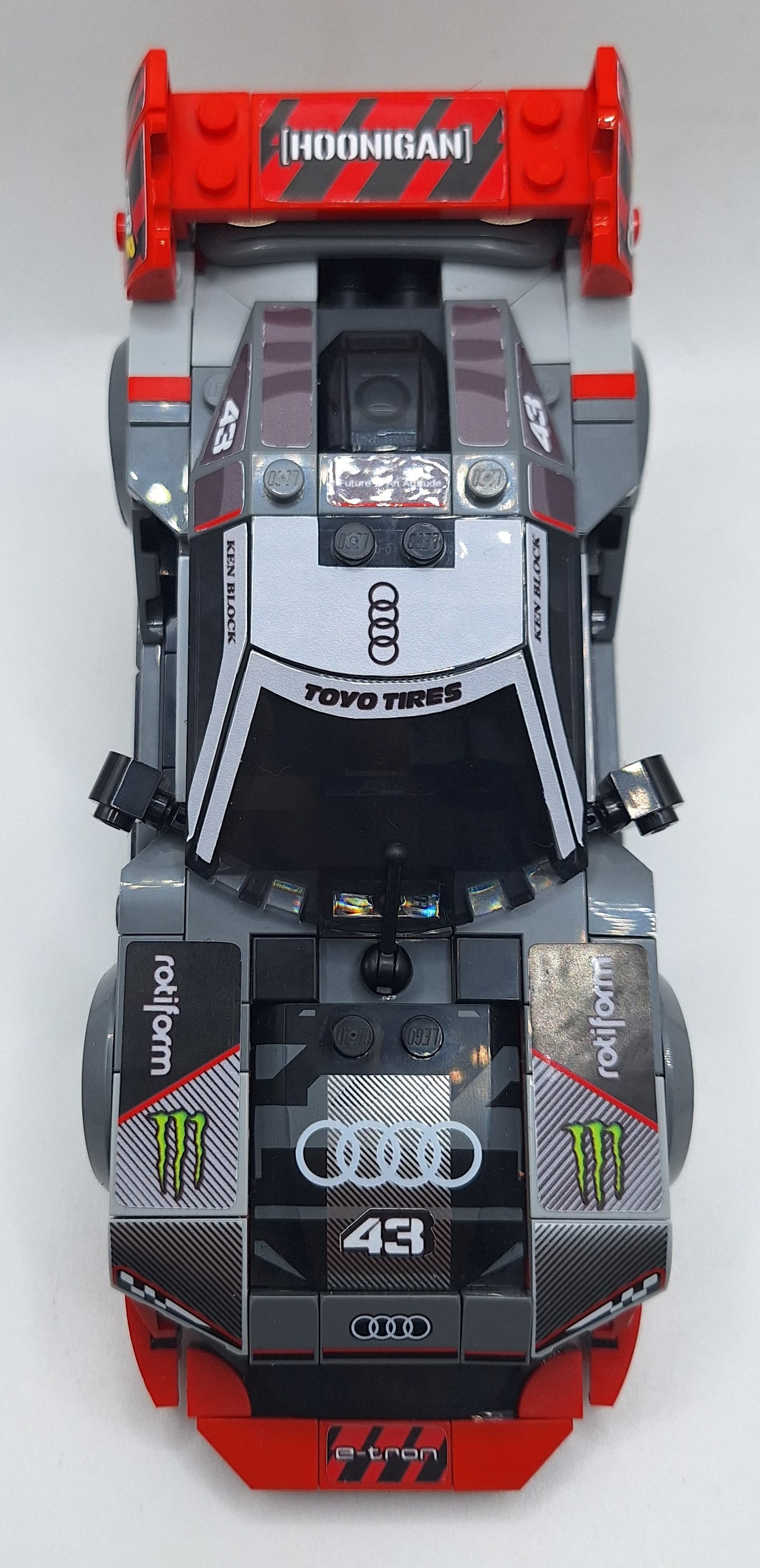 Hoonitron Custom Sticker Set For Speed Champions 76921 Audi S1 E-Tron