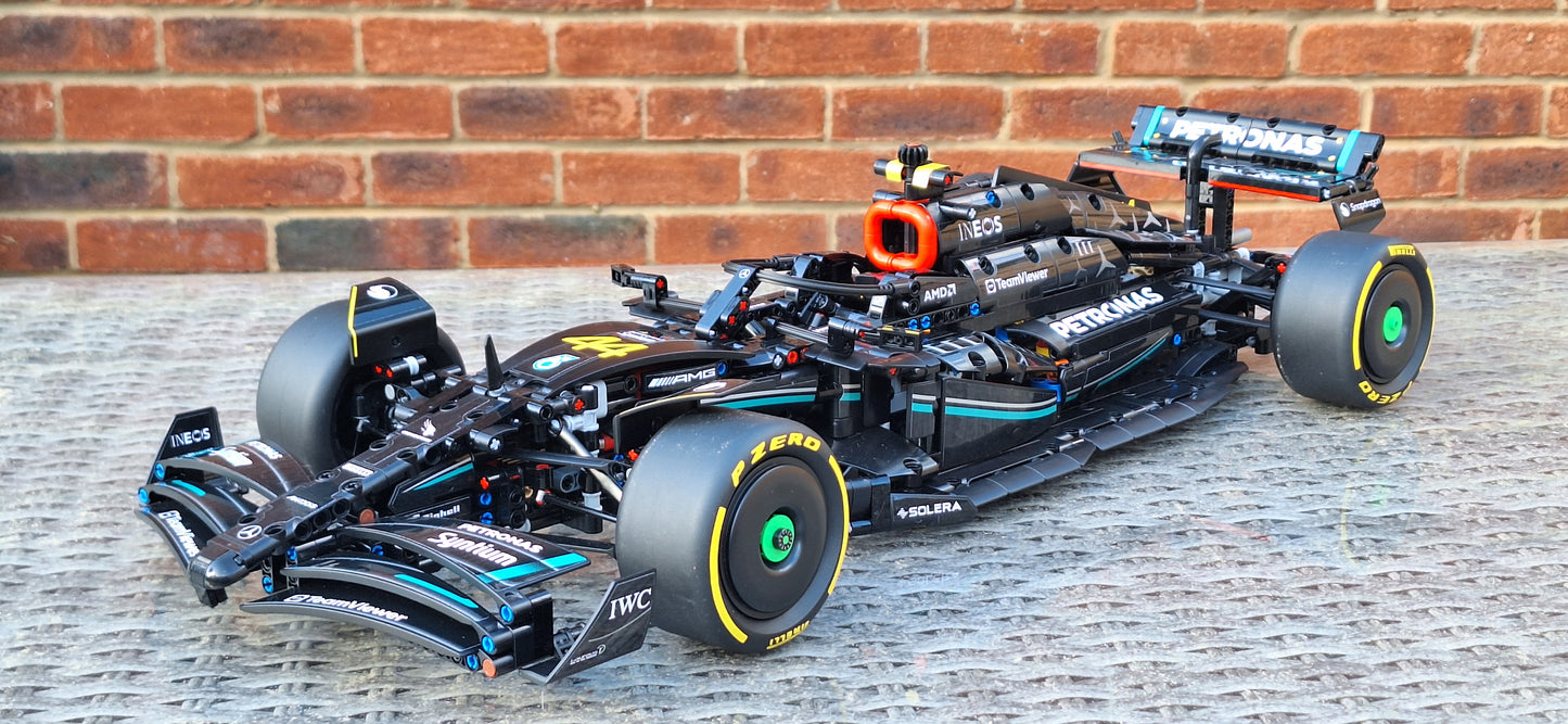 LEGO Mercedes 42171 Lewis Hamilton LH44 Yellow Decal Set