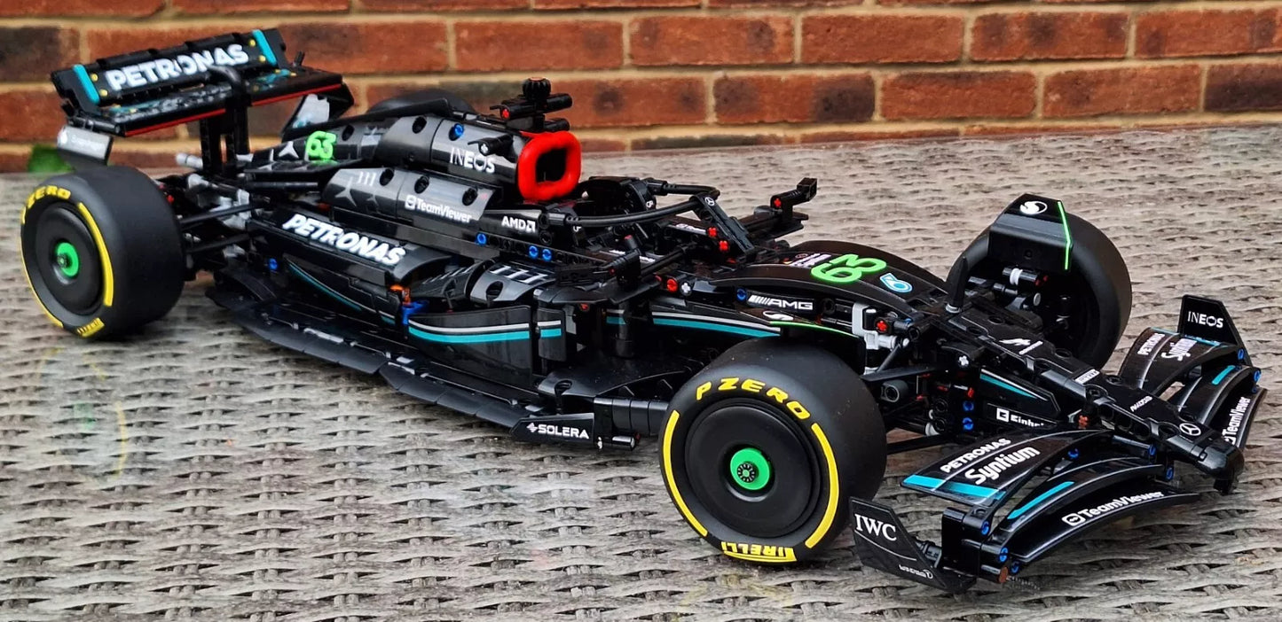 LEGO Mercedes W14 F1 42171 George Russell 63 GR63 Custom Sticker Set