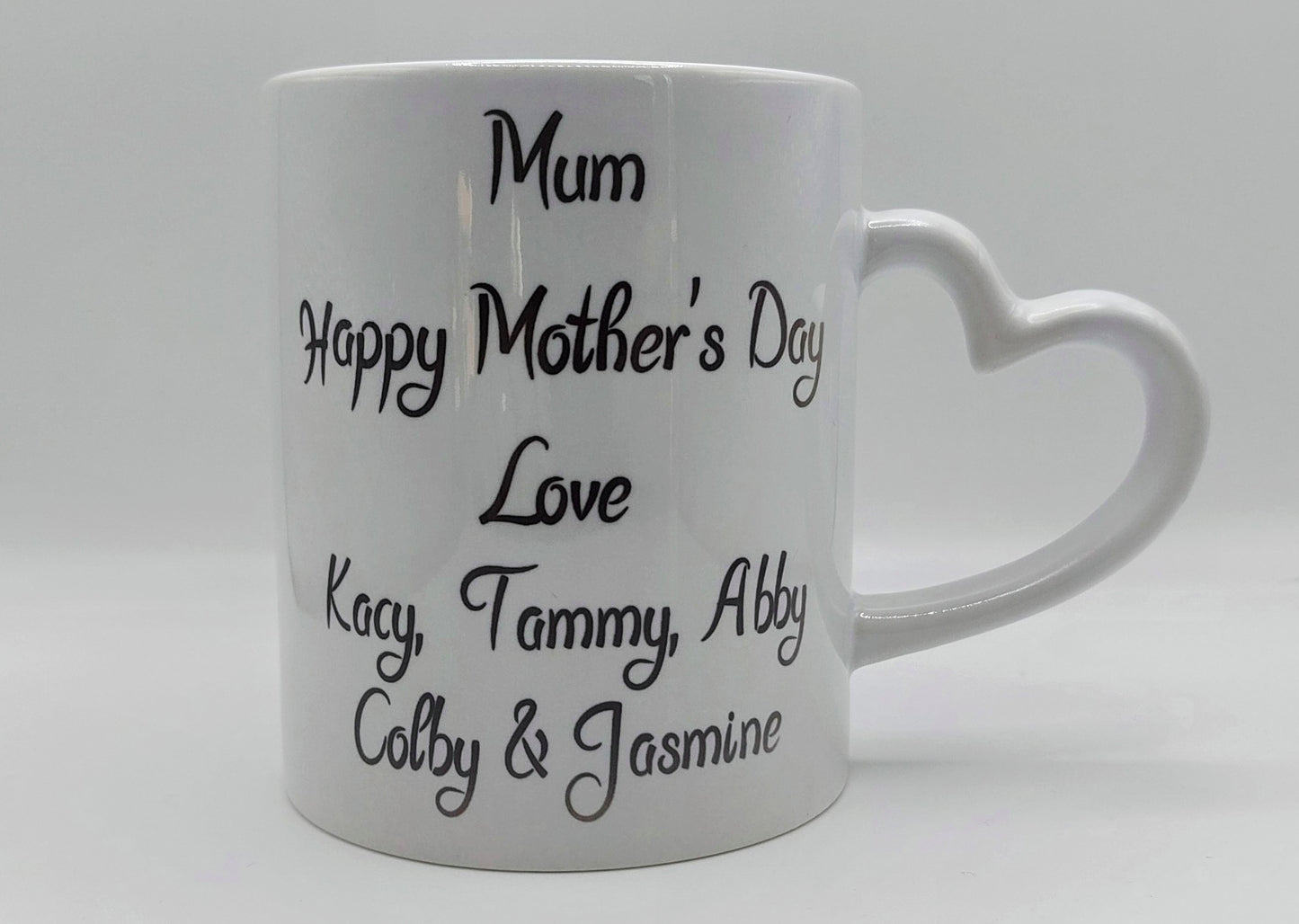 Mothers Day Mug Heart Handle | This Mummy Belongs To
