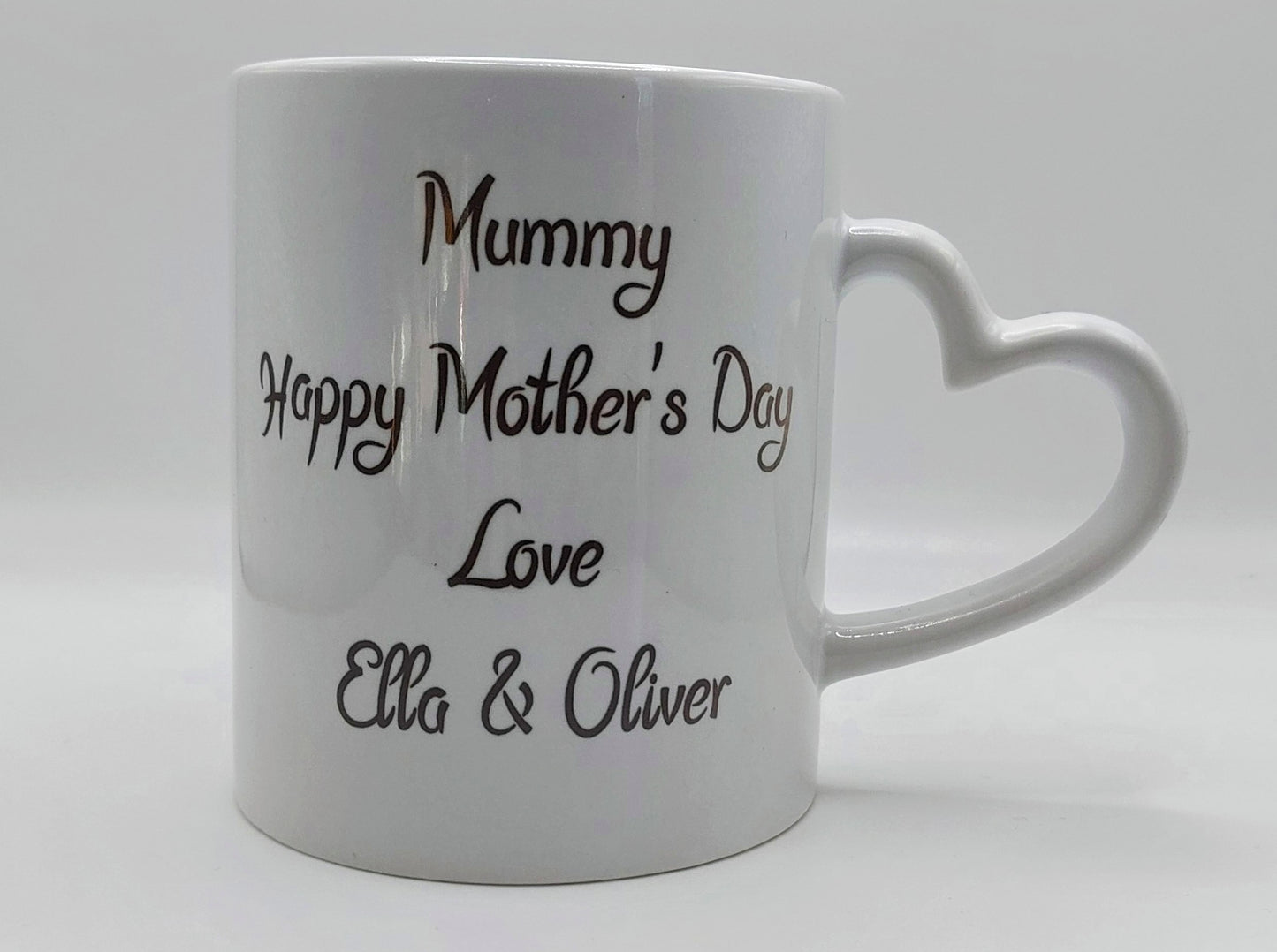 Mothers Day Mug Heart Handle | This Mummy Belongs To