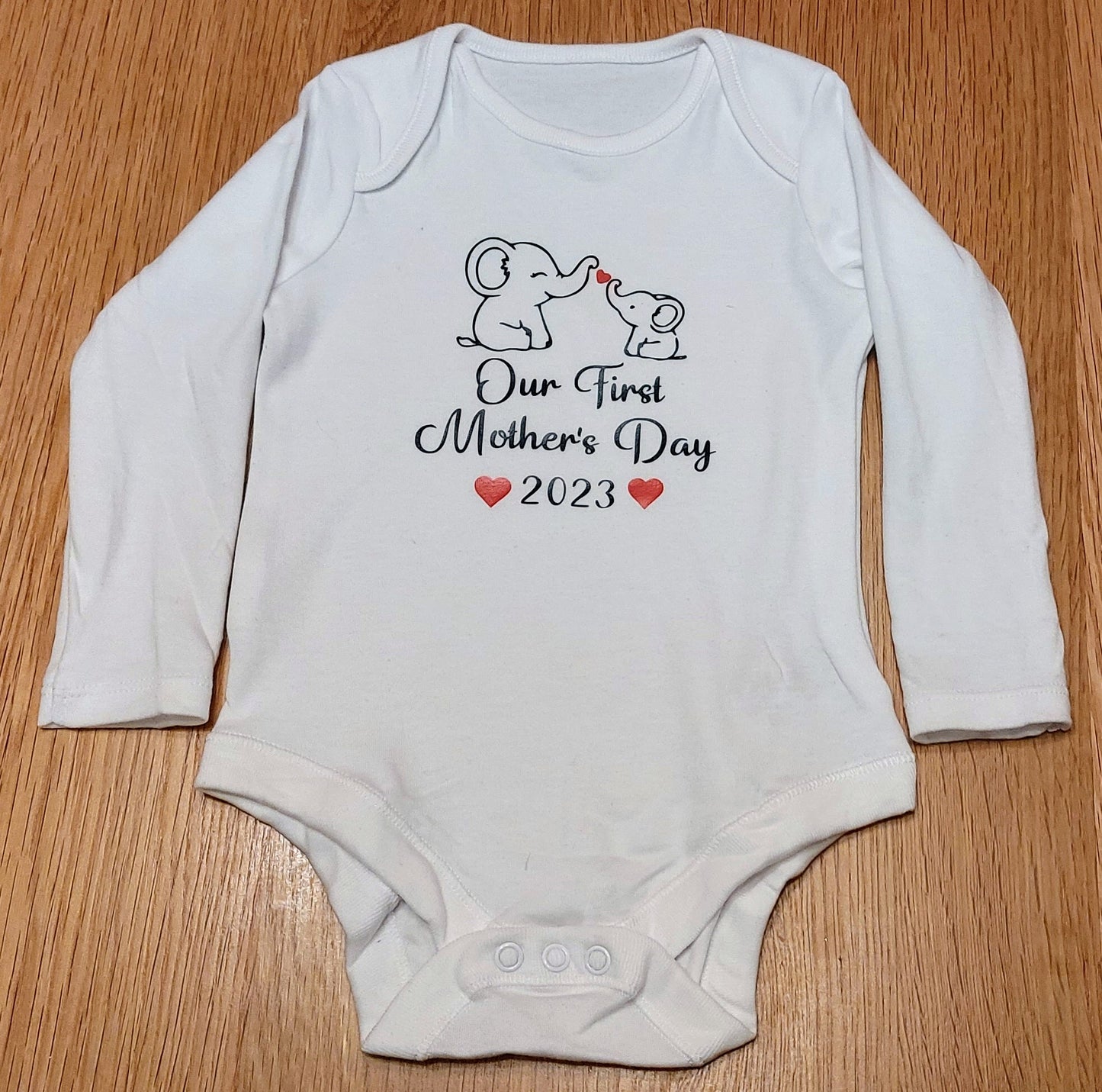 Mothers Day Baby Grow | 2023 First Mothers Day, Baby Elephant, Baby and Mother Bear