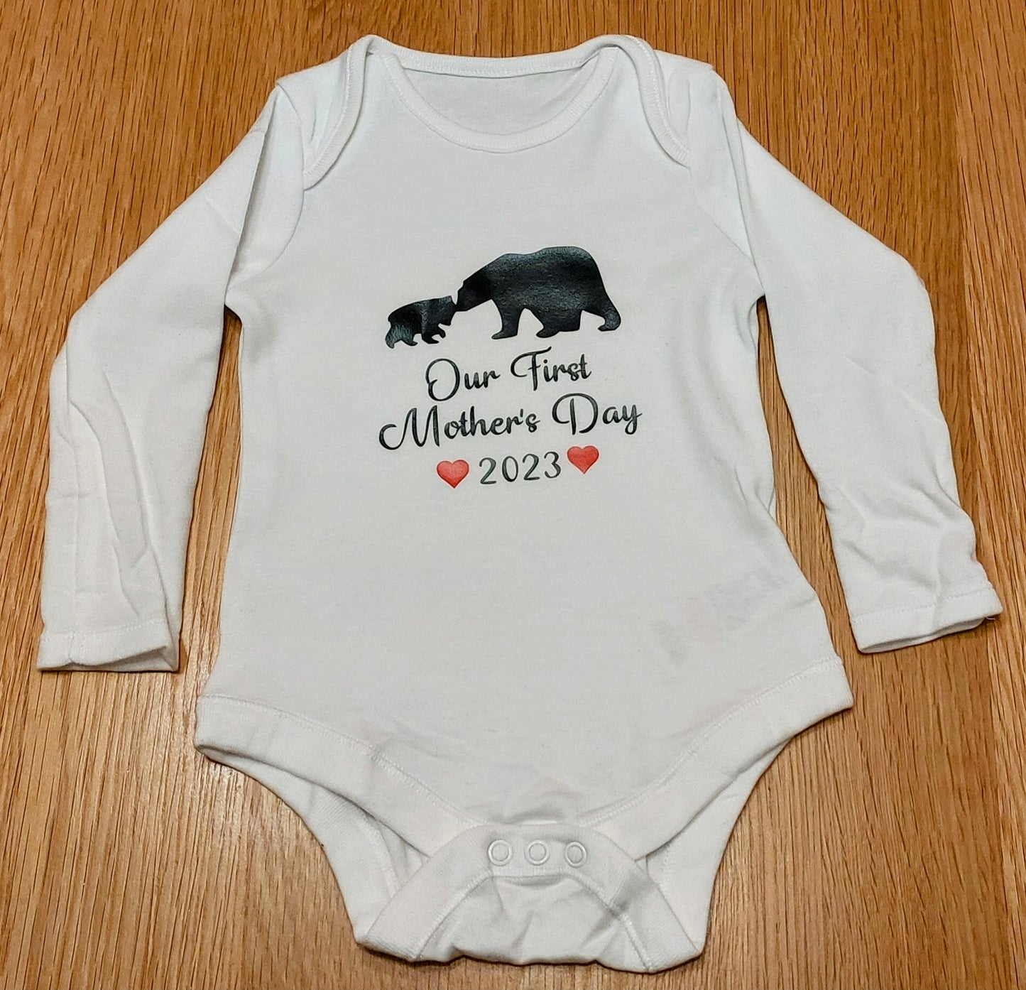 Mothers Day Baby Grow | 2023 First Mothers Day, Baby Elephant, Baby and Mother Bear
