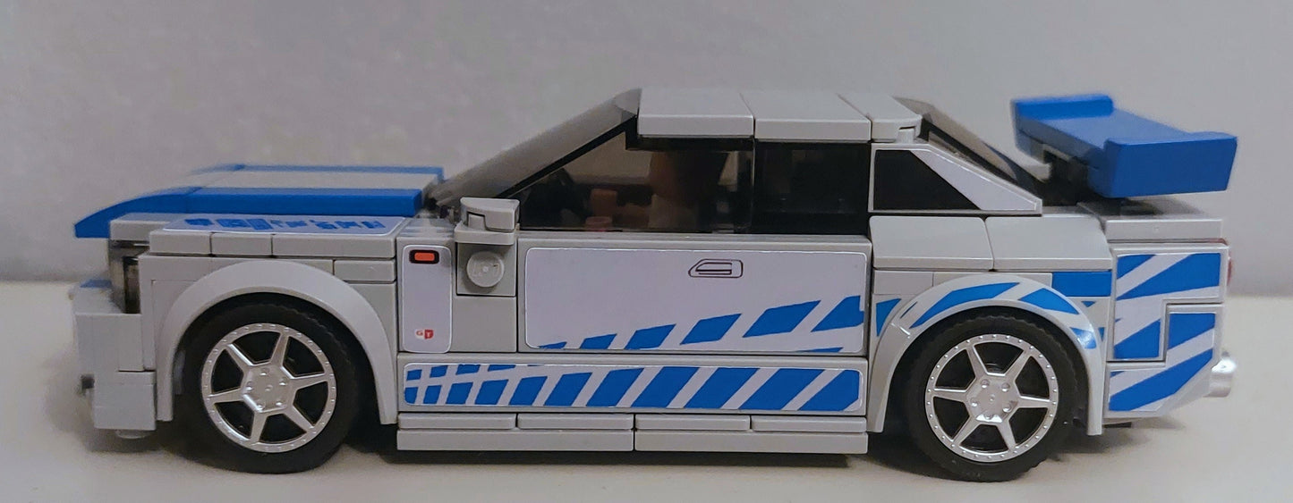 Speed Champions Skyline GTR Custom Sticker Set