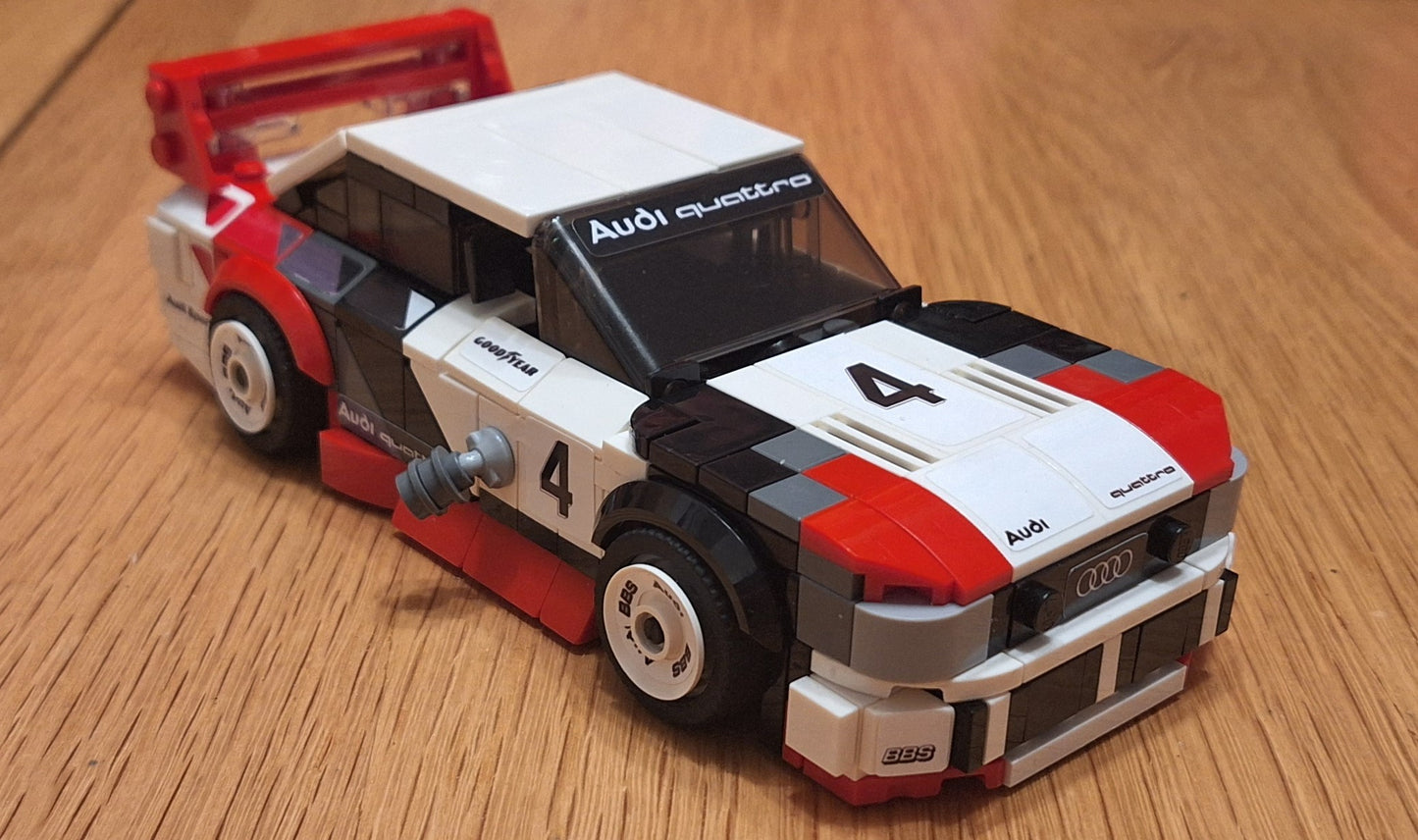 Audi 90 IMSA Sticker Set For Rollingbricks MOC