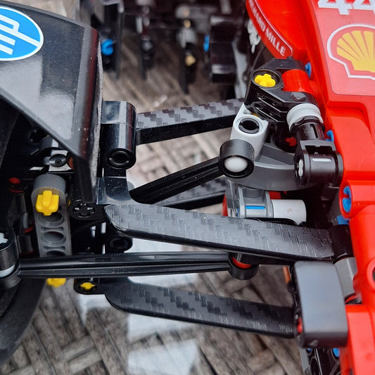 LEGO Ferrari SF24 42207 Carbon Fibre Effect Stickers