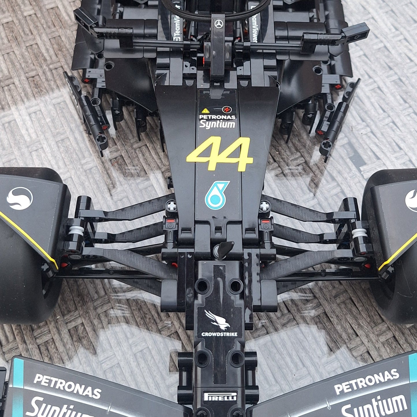 Mercedes W14 F1 42171 Carbon Fibre Effect Stickers