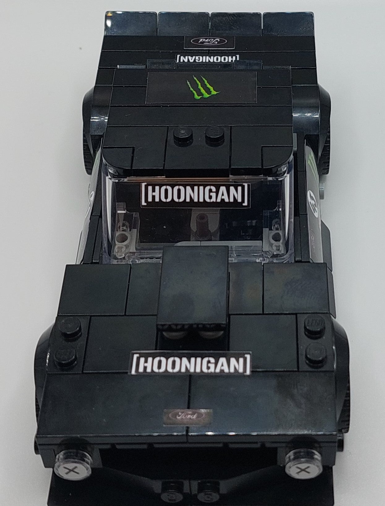 Ken Block Hoonicorn Custom Sticker Set For Speed Champions MOC 76912