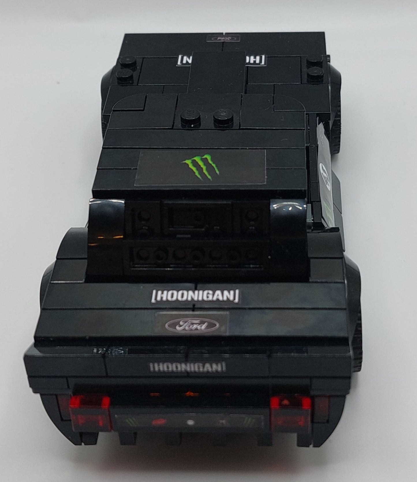 Ken Block Hoonicorn Custom Sticker Set For Speed Champions MOC 76912