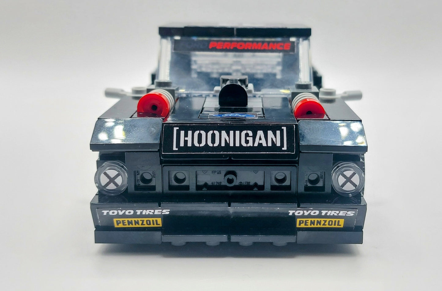 Ken Block Hoonitruck Custom Sticker Set For Speed Champions MOC 76912