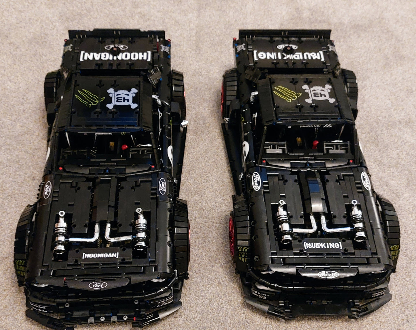 Ken Block Hoonicorn Custom Sticker Set for 1/8th Scale Mouldking Technic Car