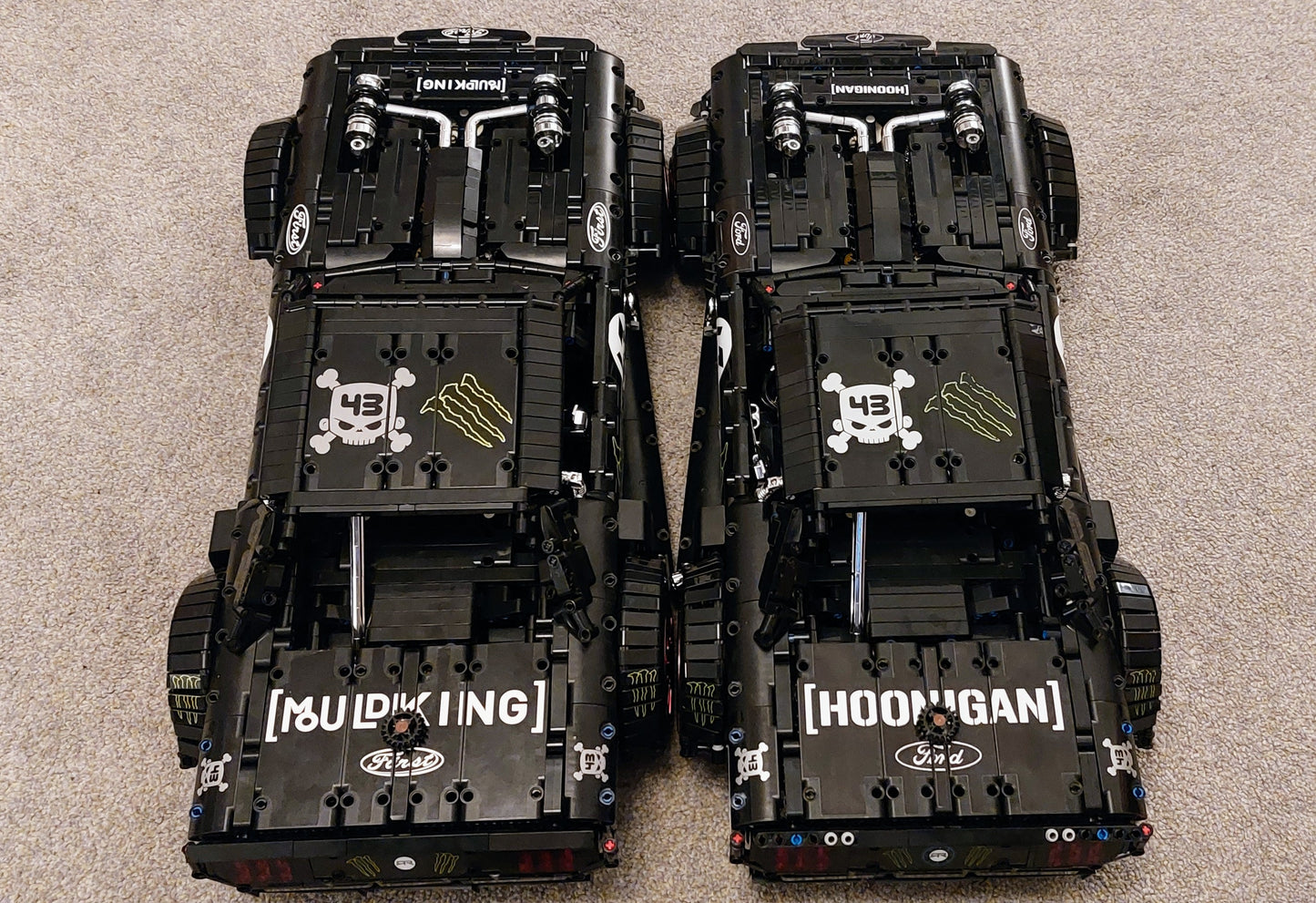 Ken Block Hoonicorn Custom Sticker Set for 1/8th Scale Mouldking Technic Car