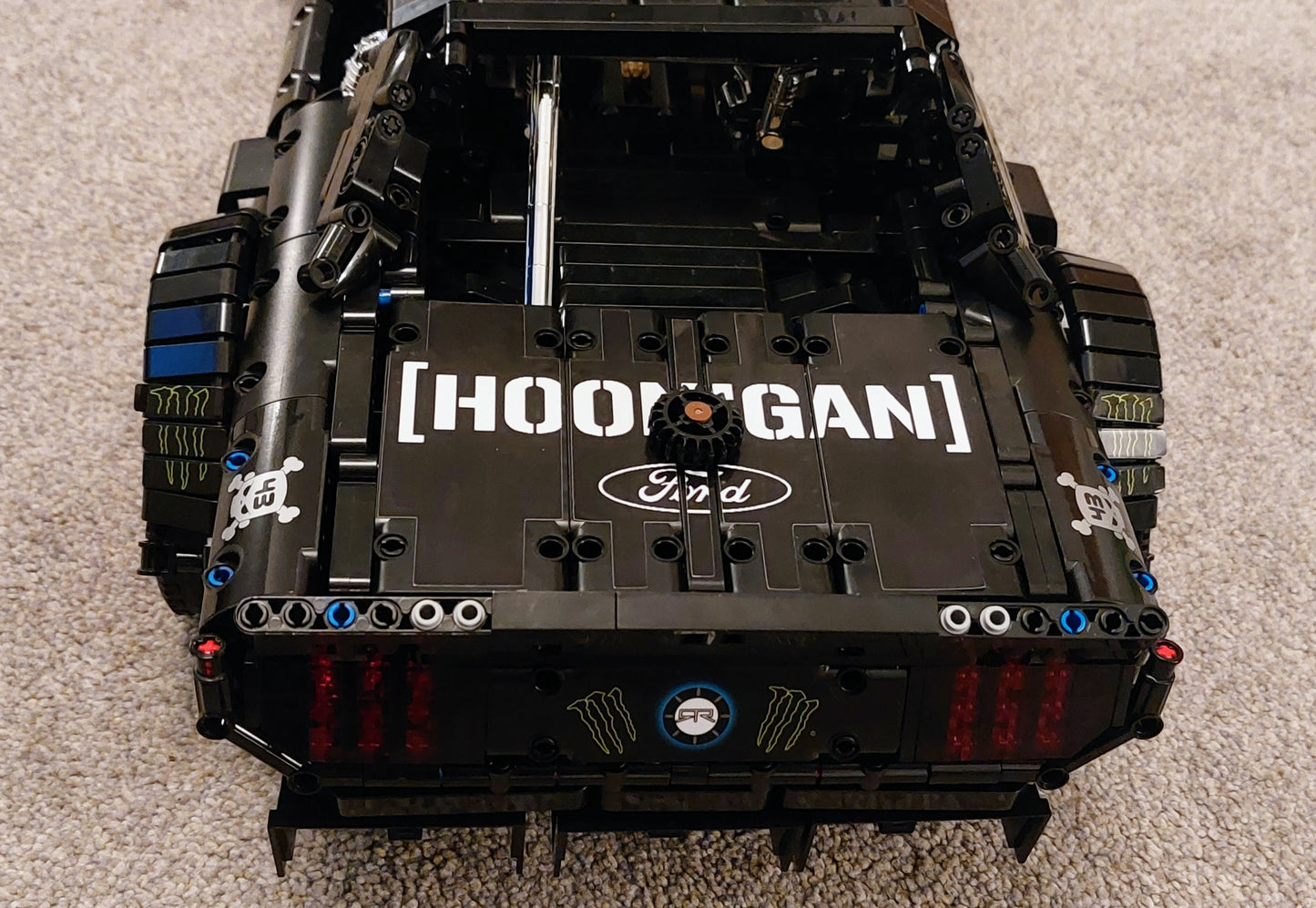 Ken Block Hoonicorn Custom Sticker Set for 1/8th Scale Mouldking Technic Car